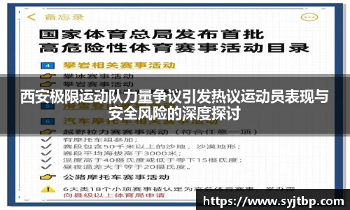 西安极限运动队力量争议引发热议运动员表现与安全风险的深度探讨